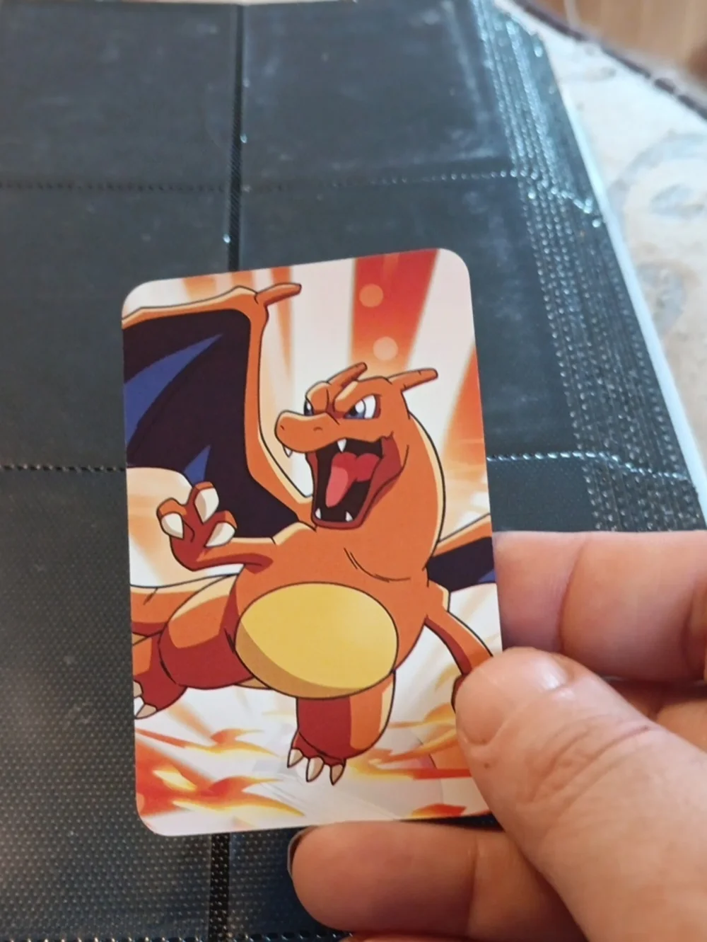 Pokemon Charizard Trading Card - Orange, Yellow, Black
